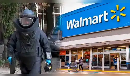 Autoridades EVACÚAN rápidamente Walmart por peligrosa amenaza. elpopular.pe