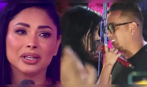 Christian Cueva no quiso besar a Pamela Franco frente a las cámaras. elpopular.pe