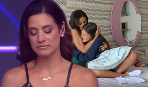 María Pía se conmueva tras escuchar leer una carta que escribió para a su hija Catalina. elpopular.pe