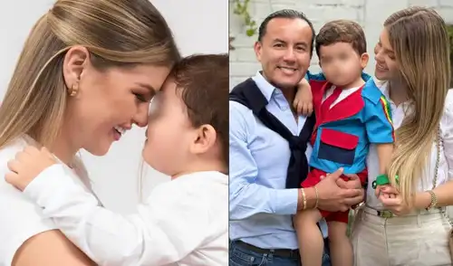 Brunella Horna 'babea' por su hijo con Richard Acuña y muestra su primer logro. elpopular.pe