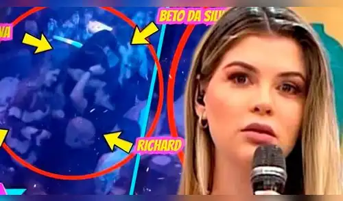 Brunella Horna y Richard Acuña sorprenden en discoteca. elpopular.pe