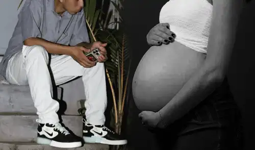 Influencer 'Niño viejo' anuncia la pérdida de su bebé y la separación con su pareja Leonor. elpopular.pe