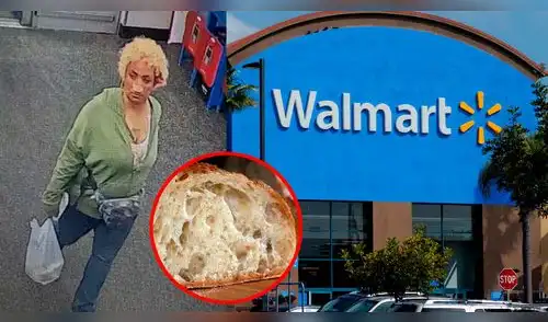 Mujer ocultó cuchillas de afeitar en pan que venden en Walmart. elpopular.pe
