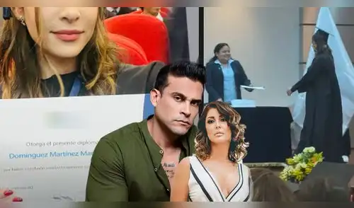 Hija de Christian Domínguez se GRADÚA y cantante es el GRAN AUSENTE en la ceremonia. elpopular.pe