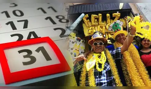 Conoce si este 31 de diciembre será feriado o día no laborable. elpopular.pe