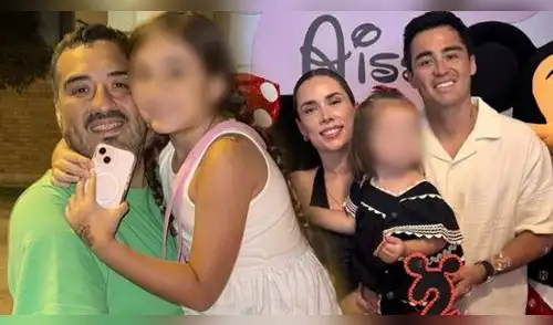 Jorge Cuba compartió una serie de fotos con la hija de Melissa Paredes y lo acusaron de preferencias. elpopular.pe