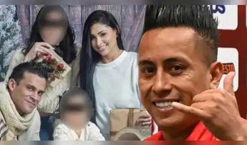 Christian Cueva y la hija menor de Christian Domínguez fueron captados en un almuerzo familiar. elpopular.pe