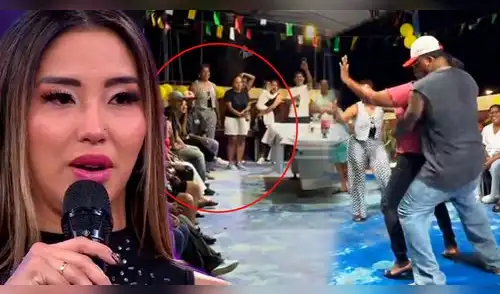 Xiomy Kanashiro estuvo presente en cumpleaños de su suegra. elpopular.pe