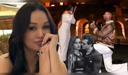 Angie Arizaga y su mensaje sobre ruptura de Nicola Porcella tras compromiso con Jota Benz. elpopular.pe