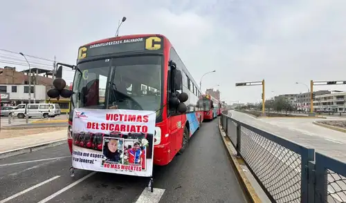 Este miércoles 14 de enero se llevará a cabo el PARO DE TRANSPORTISTAS durante 24 horas. Foto: URPI/Francisco Erazo elpopular.pe