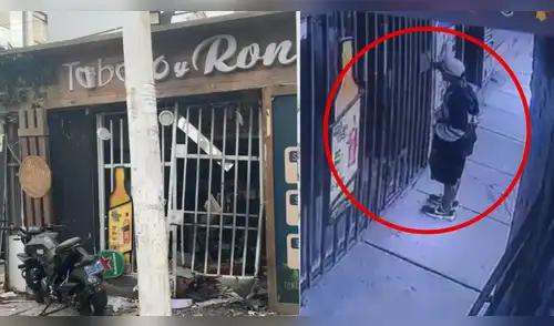 Atacan con explosivos a dos licorerías de Tabaco y Ron en Trujillo. elpopular.pe