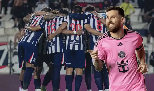 Alianza Lima enfrentará al Inter Miami de Lionel Messi en Matute por la Noche Blanquiazul 2026. Foto: composición EP elpopular.pe