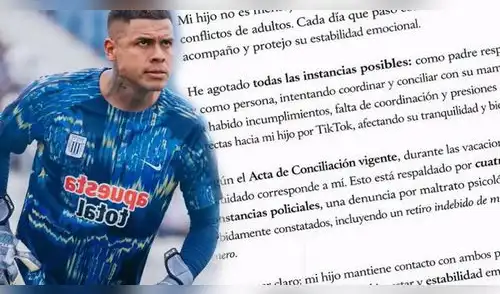 Ángelo Campos hace fuerte DENUNCIA contra la madre de su hijo en medio de escándalo de Alianza Lima: "Hubo incumplimientos y faltas" elpopular.pe