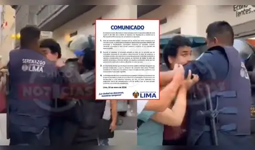 MML se pronuncia tras agresión de fiscalizadores a joven con discapacidad visual. elpopular.pe