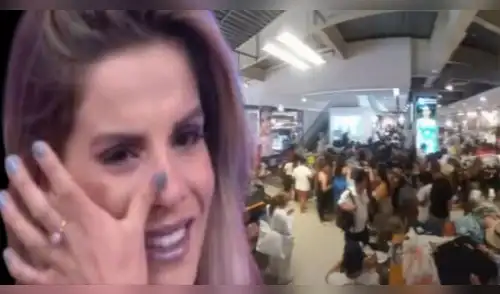 Alejandra Baigorria se emociona por éxito en venta de su ropa. elpopular.pe