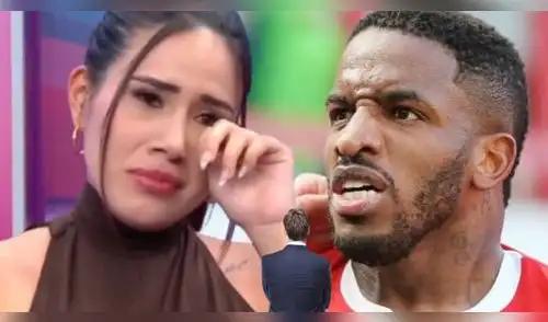 Darinka Ramírez llora por las palabras de su novio al no temer a enfrentarse con Jefferson Farfán. elpopular.pe