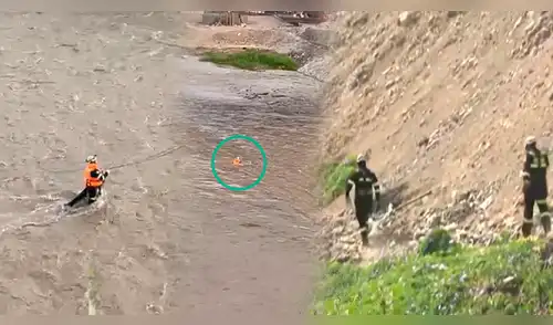 Buscan con HELICÓPTEROS en el RÍO RÍMAC a policía desaparecido que intentó salvar a perrito: "Levantaba la mano pidiendo ayuda" elpopular.pe