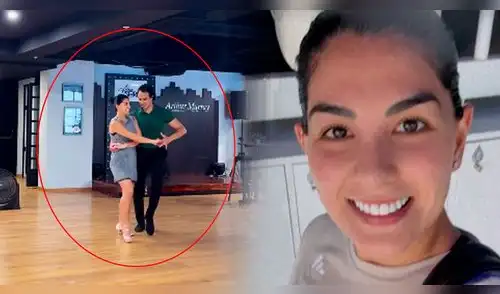 Ana Siucho recibió inesperado mensaje de su profesor de baile. elpopular.pe