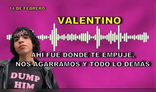 Valentino tuvo una llamada telefónica con la joven que lo denunció. elpopular.pe