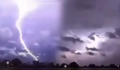 Peligrosas tormentas eléctricas azotan Lambayeque. elpopular.pe