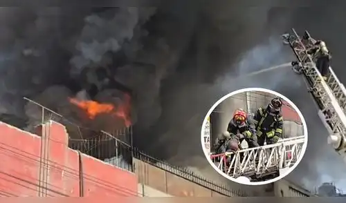 Incendio se accidentó mientras intentaba apagar incendio en La Victoria elpopular.pe