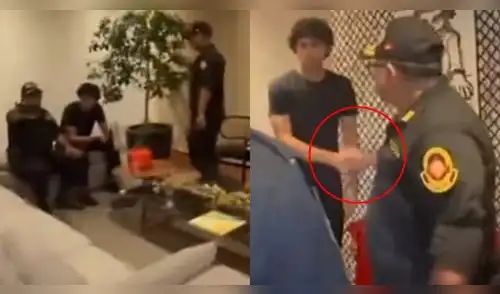 Efectivos policiales se presentaron en la casa de la mamá de Adrián Villar para detenerlo. elpopular.pe