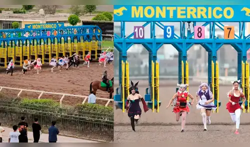 Hipódromo en Perú se llenó con carreras de "chicas caballo" basadas en anime japonés elpopular.pe