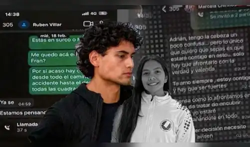 Revelan CHATS COMPLETOS de Adrián Villar con sus padres tras ATROPELLO a Lizeth Marzano elpopular.pe