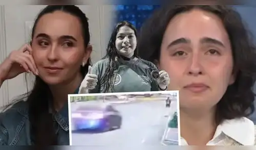 Francesca Montenegro LLORA y revela si se CORTÓ el cabello para no ser identificada como COPILOTO de Adrián Villar durante atropello elpopular.pe