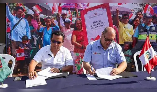 Cofopri y Municipalidad de Santa Rosa inician proceso de formalización para pueblos de Parcela H. elpopular.pe