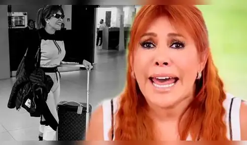 Magaly Medina sorprende al irse de viaje. elpopular.pe