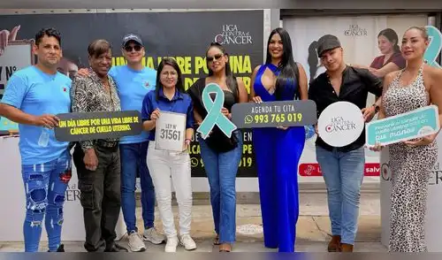 Diversos artistas se unieron como Embajadores de la campaña contra esta enfermedad organizada por la Liga Contra el Cáncer. elpopular.pe
