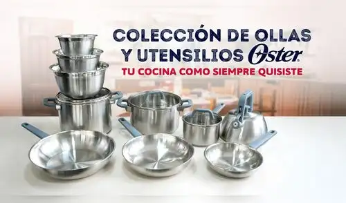 Colección de ollas y utensilios de Oster elpopular.pe
