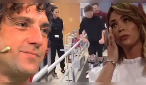 Antonio Pavón se pone a llorar al ver a su hijo caminar sin ayuda, mientras usuarios critican a Sheyla Rojas. elpopular.pe