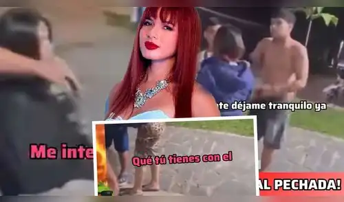 'La Uchulú' protagoniza ESCÁNDALO en la vía pública al descubrir a su NOVIO con otra mujer: "¡¿Qué tienes tú con él?!" elpopular.pe