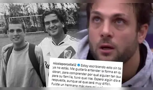 Nicola Porcella destrozado por FUERTE PÉRDIDA en su familia y se despide con DESGARRADOR mensaje: “No asimilo que ya no estás” elpopular.pe