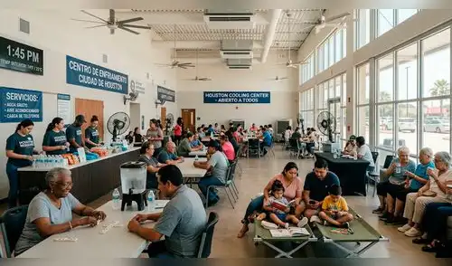 Habilitan más centros de enfriamiento en Houston por ola de CALOR EXTREMO. elpopular.pe