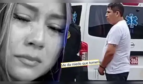 Milenka Nolasco se pronuncia luego que su padre sea detenido. elpopular.pe