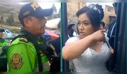 Una celebración de matrimonio terminó con diligencias policiales tras detectarse bebidas alcohólicas durante las restricciones electorales vigentes. elpopular.pe