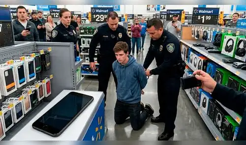 Adolescente es arrestado por una incómoda situación en Walmart. elpopular.pe