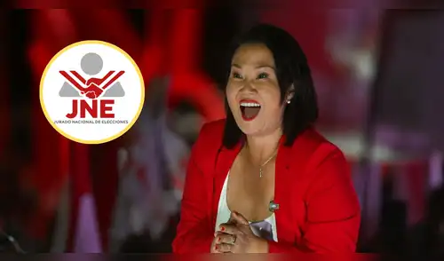 JNE mostró a Keiko Fujimori como presidenta electa y borró la información minutos después. elpopular.pe