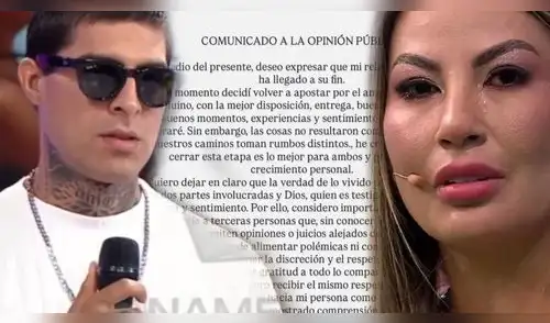 Pamela López lanza comunicado y anuncia el FIN DE SU RELACIÓN con Paul Michael. elpopular.pe