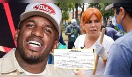 Jefferson Farfán asegura que Magaly Medina no cumplió con servicio comunitario. elpopular.pe