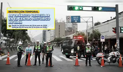 Restricción vehicular en el Centro de Lima: ¿Qué avenidas cerrará la MML hasta el lunes 22 de junio? elpopular.pe