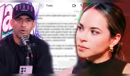 Diego Chávarri expone a Thalía Bentín elpopular.pe