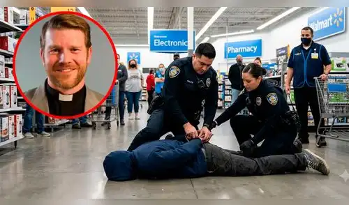 Sacerdote fue arrestado tras revelar que se llevó tarjetas de béisbol de un Walmart. elpopular.pe