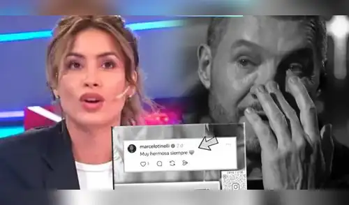 Milett Figueroa hace TREMENDO DESPLANTE a Marcelo Tinelli tras amoroso mensaje elpopular.pe