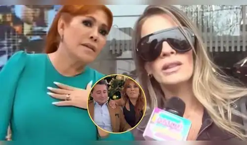 Alejandra Baigorria se burla de Magaly Medina por el pasado de Alfredo Zambrano. elpopular.pe
