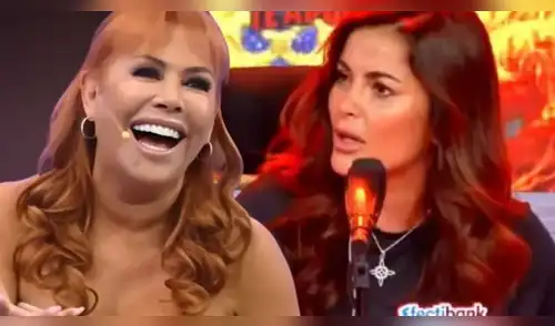 Magaly Medina cuestiona a Laura Spoya. elpopular.pe