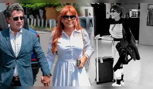 Magaly Medina se va de viaje con Alfredo Zambrano. elpopular.pe